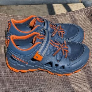 Merrell Hydro 2.0 Little Boys Shoes Size 9M, Blue And Orange, Like New Condition